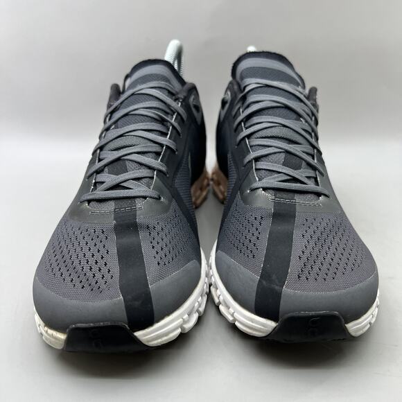 On Cloudflow Running Sneakers Women Size 9.5 Gray Pink Mesh Comfort Low Top Shoe - Picture 2 of 8